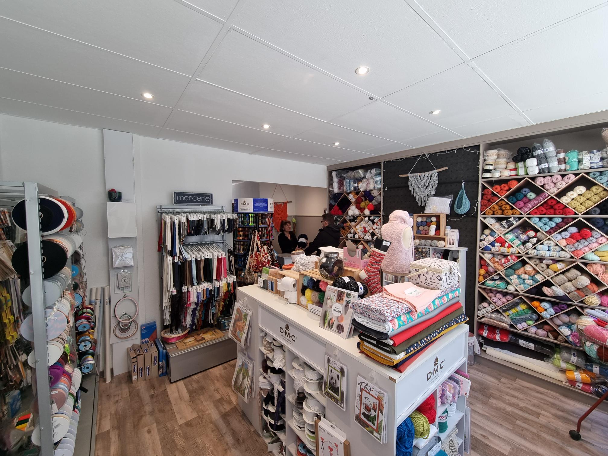 Intérieur de la boutique De fil en idée